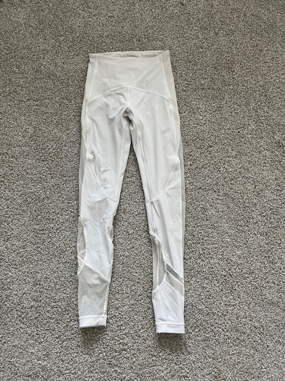 Lululemon White Clear The Court Tight 28" Size 4